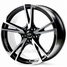 Replica Audi (AU3314) 8x19 5x112 ET39 DIA66,6 (black machined)