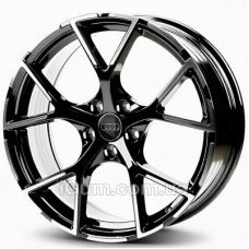 Replica Audi (AU3491) 8x18 5x112 ET35 DIA66,6 (black machined)