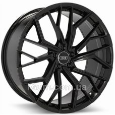 Replica Audi (AU6145) 9x21 5x112 ET25 DIA66,6 (gloss black)