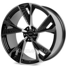 Replica Audi (AU861) 7,5x17 5x112 ET35 DIA66,6 (black machined)