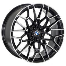 Replica BMW (B002FC) 8x19 5x120 ET35 DIA72,6 (gloss black machined face)