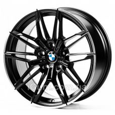 Replica BMW (B18492) 8x18 5x120 ET34 DIA72,6 (satin black lip polished)