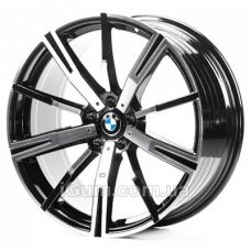 Replica BMW (B20354) 10x20 5x112 ET46 DIA66,6 (gloss black machined face)