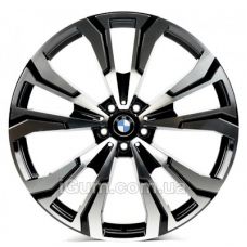 Диски Replica BMW (B2901) 10,5x23 5x112 ET43 DIA66,6 (gloss black machined face)