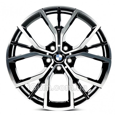Диски Replica BMW (B301) 8x19 5x112 ET30 DIA66,6 (black machined face)
