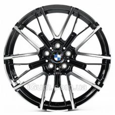 Replica BMW (B3293) 8,5x19 5x112 ET25 DIA66,6 (black machined face)