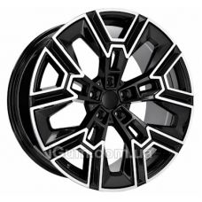 Replica BMW (B3446) 10x20 5x112 ET46 DIA66,6 (black machined face)