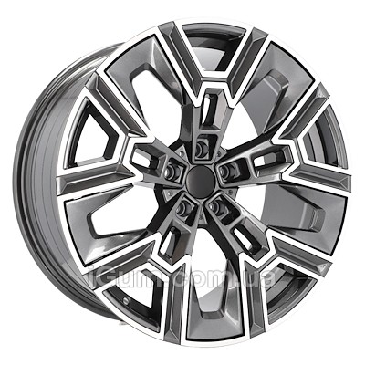 Диски Replica BMW (B3446) 10x20 5x112 ET46 DIA66,6 (gun metal machined face)