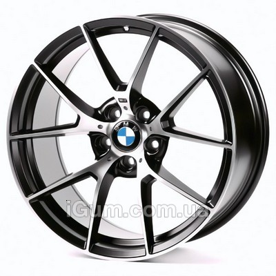Диски Replica BMW (B5342) 8x18 5x120 ET30 DIA72,6 (gloss black machined face)