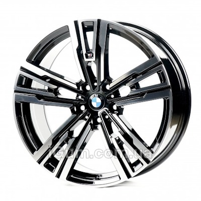 Диски Replica BMW (B543) 9,5x20 5x120 ET41 DIA72,6 (black machined face)