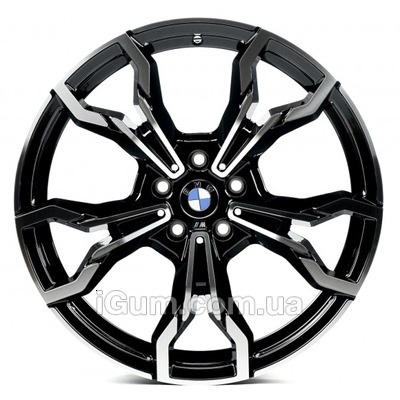 Диски Replica BMW (B5596) 8x19 5x112 ET32 DIA66,6 (gloss black machined face)