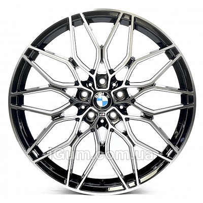 Диски Replica BMW (B872) 8,5x20 5x112 ET26 DIA66,6 (black machined face)