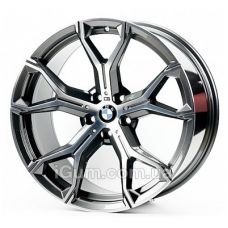 Replica BMW (B959) 10,5x21 5x112 ET43 DIA66,6 (gun metal machined face)