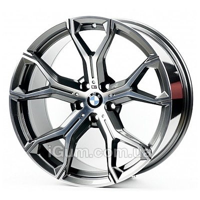 Диски Replica BMW (B959) 9,5x21 5x112 ET37 DIA66,6 (gun metal machined face)