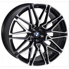 Replica BMW (BM268) 10,5x22 5x112 ET42 DIA66,6 (black machined face)