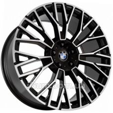 Replica BMW (BM3156) 10,5x22 5x112 ET43 DIA66,6 (black machined)
