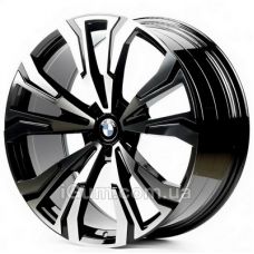 Replica BMW (BM3175) 10,5x22 5x112 ET38 DIA66,6 (gloss black machined face)
