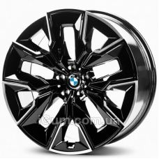 Replica BMW (BM3447) 10,5x21 5x112 ET44 DIA66,6 (black machined)