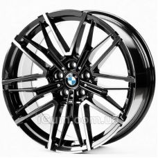 Replica BMW (BM7120) 8x19 5x112 ET28 DIA66,6 (black machined face)