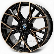 Replica BMW (BM777) 8,5x20 5x120 ET35 DIA72,6 (black machined face bronze tint)