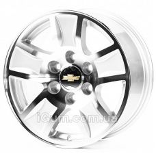 Replica Chevrolet (GN206) 8x17 6x139,7 ET24 DIA78,1 (silver machined face)