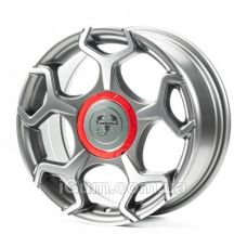 Replica Fiat (FT5366) 7x16 4x98 ET38 DIA58,1 (satin grey machined face)