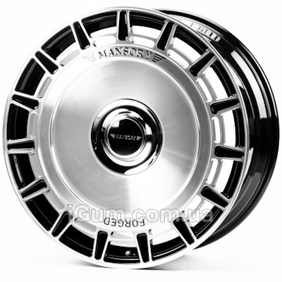 Диски Replica Forged Land Rover (LR5226) 10x23 5x120 ET40 DIA72,6 (gloss black machined face)