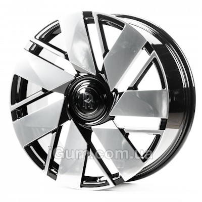 Диски Replica Forged Rolls Royce (RR3503) 9,5x22 5x112 ET35 DIA66,6 (gloss black machined face)