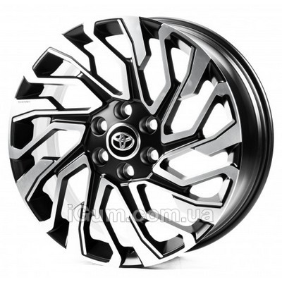 Диски Replica Forged Toyota (TY0003) 8x18 6x139,7 ET45 DIA95,1 (satin black machined face)