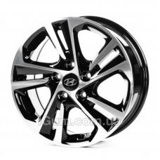 Replica Hyundai (HND16852) 6,5x16 5x114,3 ET46 DIA67,1 (gloss black machined face)