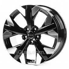 Replica Kia (KI18996) 7,5x18 5x114,3 ET51 DIA67,1 (gloss black machined face)