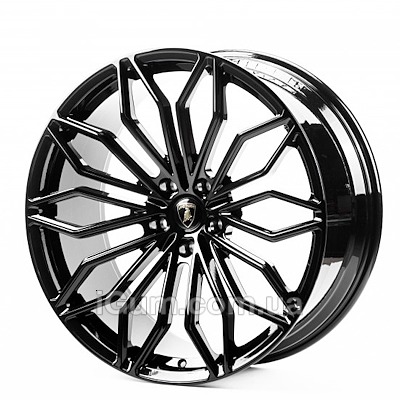 Диски Replica Lamborghini (LAMB2120) 10x23 5x130 ET22 DIA71,6 (gloss black)