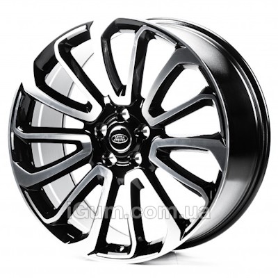 Диски Replica Land Rover (LR702) 9,5x22 5x120 ET45 DIA72,6 (black machined face)