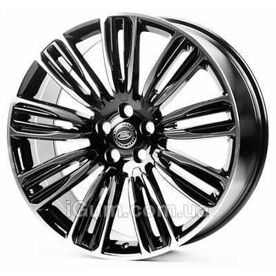 Диски Replica Land Rover (LR716) 9x20 5x120 ET45 DIA72,6 (gloss black machined face)