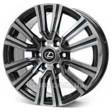 Replica Lexus (1754) 8,5x20 6x139,7 ET56 DIA95,1 (matt black)