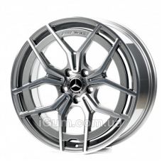 Replica Mercedes (MR021-028) 8x19 5x112 ET43 DIA66,6 (gun metal machined face)