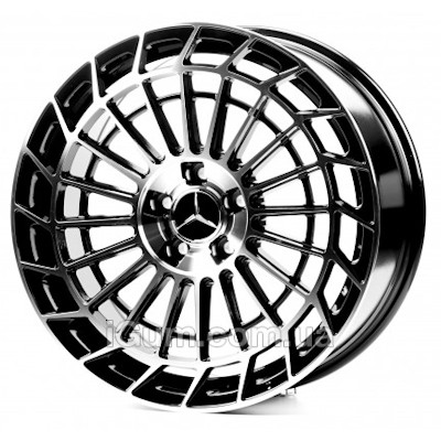 Диски Replica Mercedes (MR0359) 8,5x19 5x112 ET35 DIA66,6 (gloss black machined face)