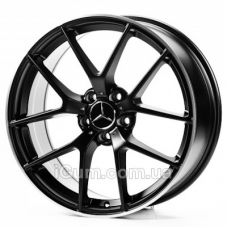 Replica Mercedes (MR164) 8x19 5x112 ET34 DIA66,6 (satin black lip polished)
