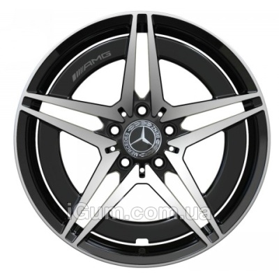 Диски Replica Mercedes (MR2111249) 7,5x18 5x112 ET38 DIA66,6 (gloss black machined face)