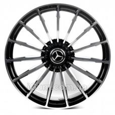 Диски Replica Mercedes (MR2303140) 11,5x22 5x112 ET47 DIA66,6 (gloss black machined face)