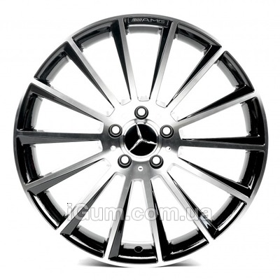 Диски Replica Mercedes (MR236) 8x18 5x112 ET45 DIA66,6 (gloss black machined face)