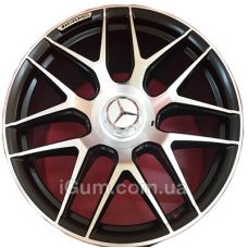 Диски Replica Mercedes (MR251) 11,5x21 5x112 ET30 DIA66,6 (satin black lip polished)