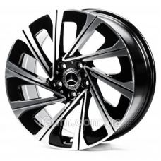 Replica Mercedes (MR3141) 8x18 5x112 ET36 DIA66,6 (black machined face)