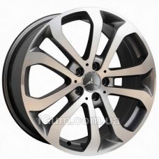 Replica Mercedes (MR321) 8,5x19 5x112 ET59 DIA66,6 (gun metal machined face)