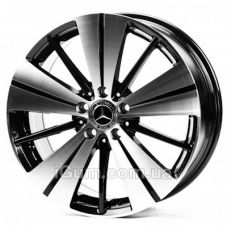 Replica Mercedes (MR3298) 7,5x18 5x112 ET52 DIA66,6 (black machined face)
