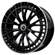 Replica Mercedes (MR3399) 8,5x20 5x112 ET36 DIA66,6 (matt black machined lip)