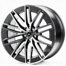 Replica Mercedes (MR387) 10x21 5x112 ET51 DIA66,6 (gun metal machined face)