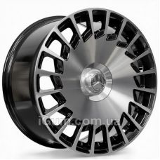 Replica Mercedes (MR417G) 8,5x19 5x112 ET35 DIA66,6 (black machined face)