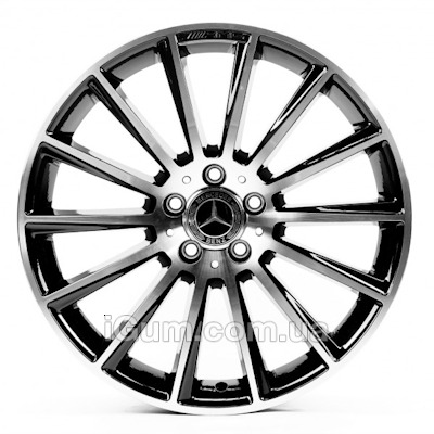 Диски Replica Mercedes (MR5001) 8x20 5x112 ET43 DIA66,6 (gloss black machined face)