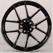 Replica Mercedes (MR5461) 8x19 5x112 ET35 DIA66,6 (gloss black lip polished)